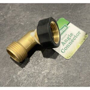 New GroundWork Brass Angle Hose Connector